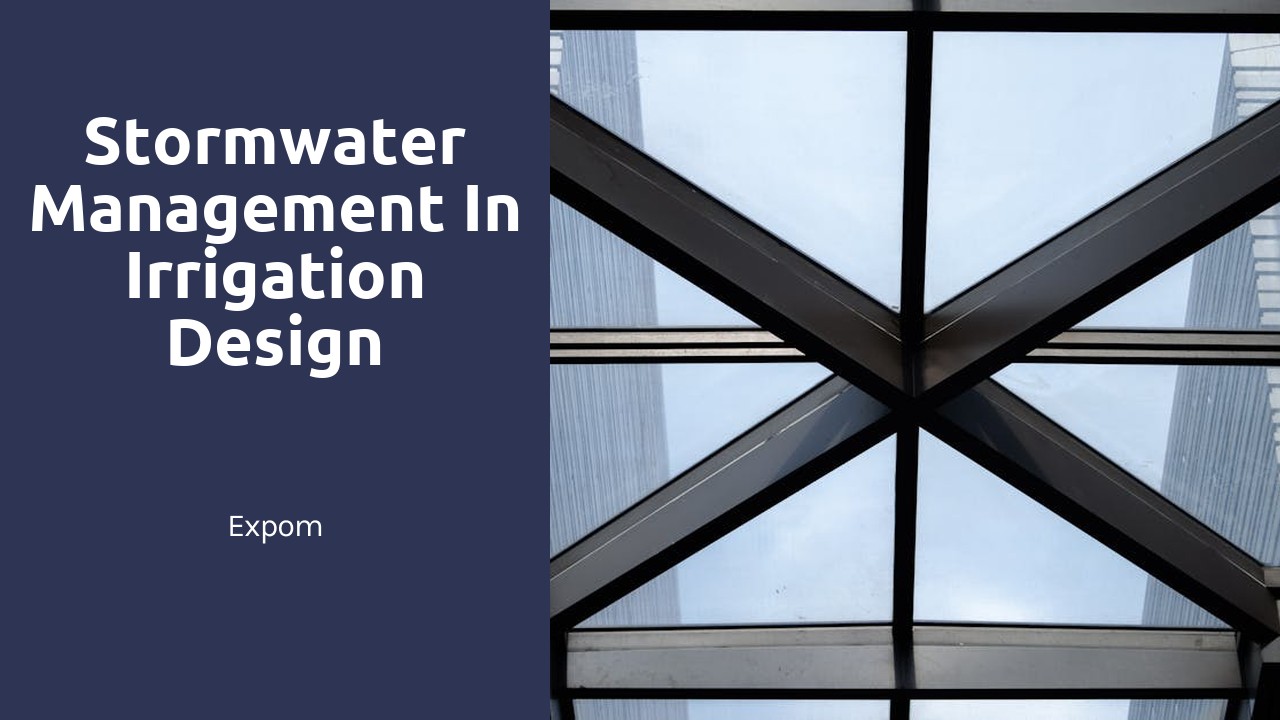 Stormwater Management in Irrigation Design